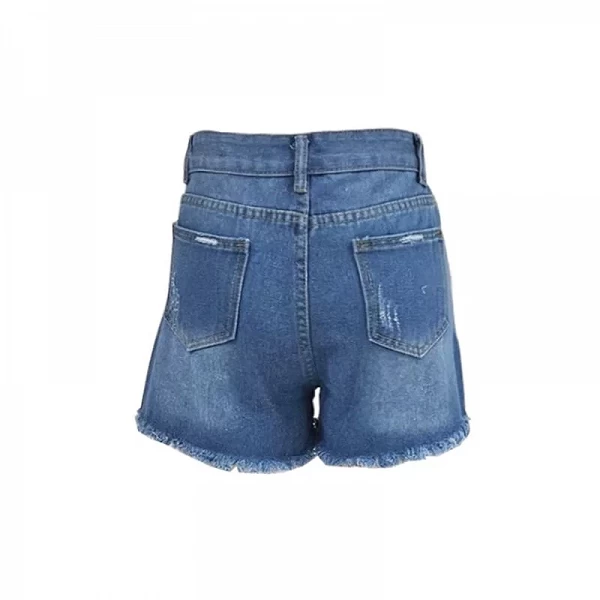 Denim Goals-Jeans d'été pour femmes, franges à froufrous, tissu imprimé bon marché, vente en gros, vieux jeans pour filles|19,88 €|OKKO MODE