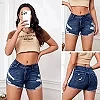 2023 New Women Summer Ripped Skinny Denim Shorts Fashion Sexy commissionné Raw Edge Jeans Shorts Female Casual Clothing S-2XL|22,10 €|OKKO MODE