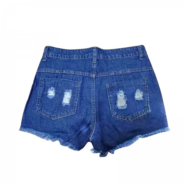 Jeans baggy taille haute pour femmes, pantalons en denim, shorts skinny, pantalons sexy, trou de gland, mode décontractée, fjJea|17,03 €|OKKO MODE