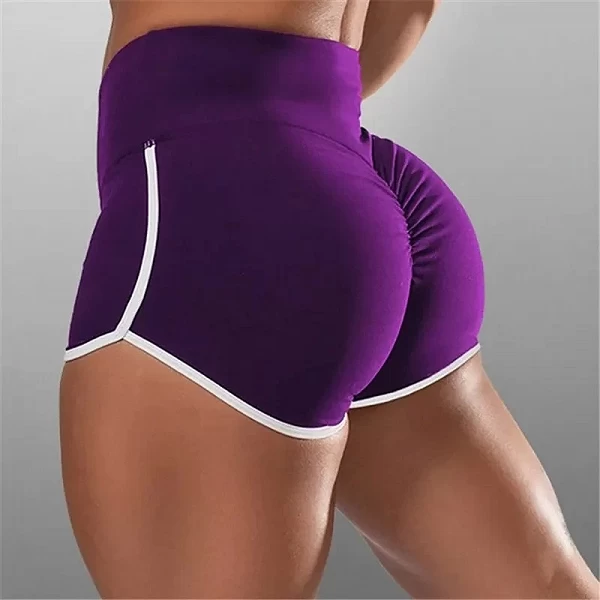 Short taille haute pour femme, exercice sexy, hanches push-up, sport, séchage rapide, course à pied, short décontracté, collants|4,00 €|OKKO MODE