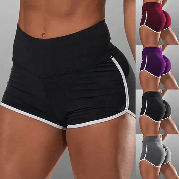 Short taille haute pour femme, exercice sexy, hanches push-up, sport, séchage rapide, course à pied, short décontracté, collants|4,00 €|OKKO MODE