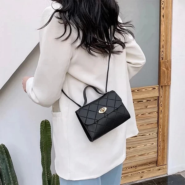 Sacs bandoulière à la mode pour femmes, petit sac carré rayé Cou coréen bijoux et alliage - Style trendy et élégant!|4,95 €|OKKO MODE