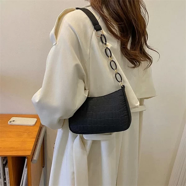 Sacs sous-axillaires en feutre pour femme, design avancé - Sacs à main Bijoux Cou Métal|5,39 €|OKKO MODE