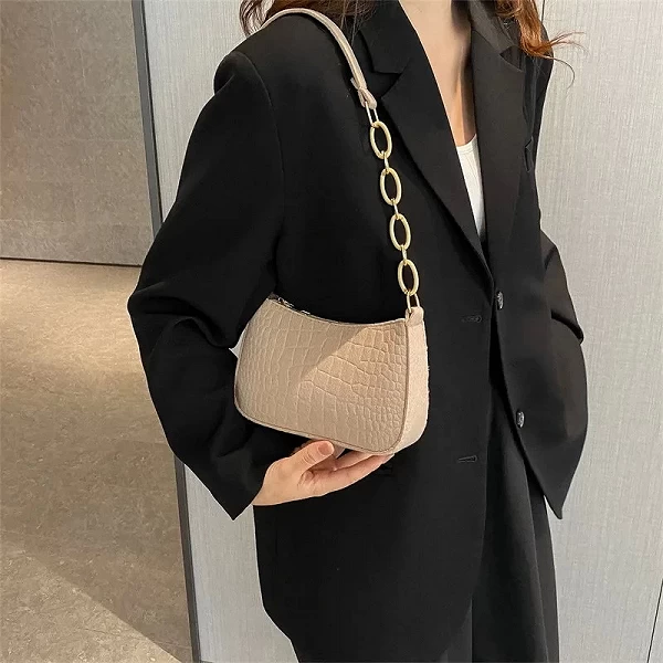 Sacs sous-axillaires en feutre pour femme, design avancé - Sacs à main Bijoux Cou Métal|5,39 €|OKKO MODE