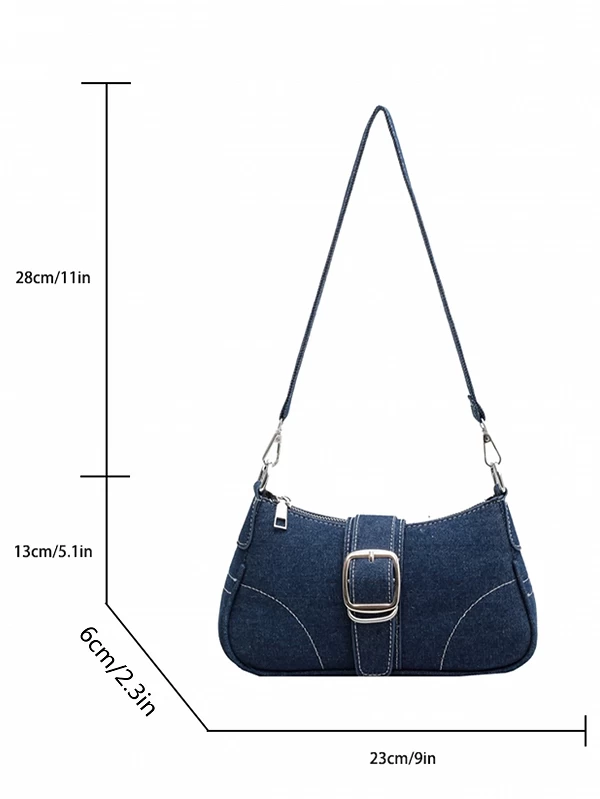 Sac en jean design pour femme, sac en toile Bijoux initié par la croix - Nouveau|12,00 €|OKKO MODE