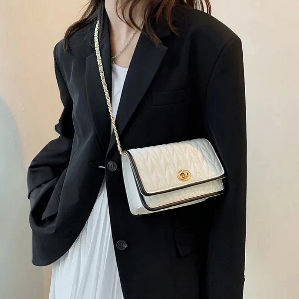 JOBergamo-Petit sac carré simple pour femme, sac à bandoulière léger, sacs à main de fête de luxe, nouvelle mode initiée|9,90 €|OKKO MODE