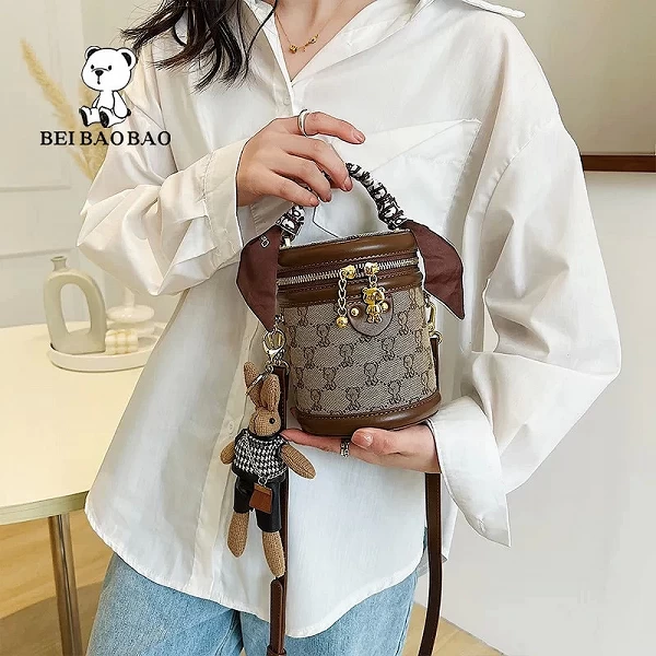 Beibaobao-Sac à bandoulière cylindrique pour femme, petit sac à eau, carillon d'été, mode, neuf, 2024, E27|38,99 €|OKKO MODE