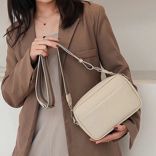 Sacs à bandoulière en cuir PU pour femmes, sacs à main à large sangle, sac à main Messenger, petit sac à main pour femme, lancé |11,96 €|OKKO MODE