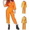 Déguisement Combinaison de Prison Orange pour Halloween - Jeu de Rôle Adulte|19,79 €|OKKO MODE