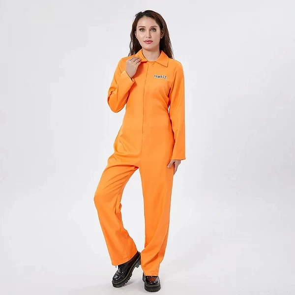 Déguisement Combinaison de Prison Orange pour Halloween - Jeu de Rôle Adulte|19,79 €|OKKO MODE