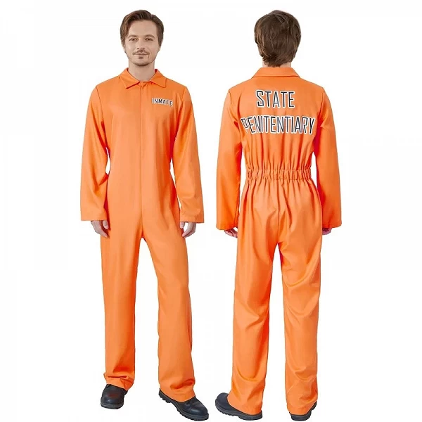 Déguisement Combinaison de Prison Orange pour Halloween - Jeu de Rôle Adulte|19,79 €|OKKO MODE