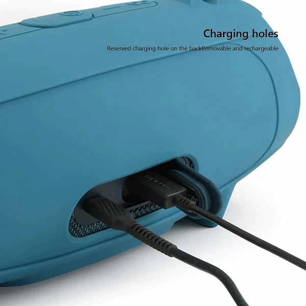 Étui étanche en silicone avec sangle pour haut-parleur Bluetooth Charge 5 - Protection portable et résistante JBL|19,11 €|OKKO MODE