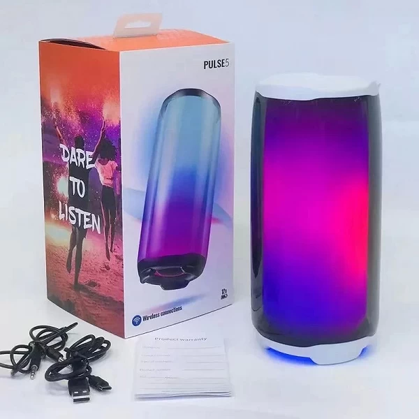 Haut-parleur Bluetooth JBL Pulse 5 : Basses profondes et Effet de lumière hypnotique|138,50 €|OKKO MODE