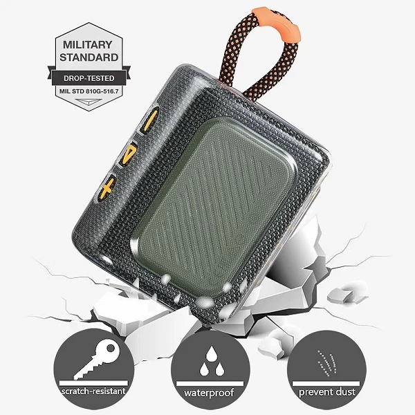 Étui de Protection en TPU Transparent pour JBL GO 3 - Voyagez avec Style aux Haut-Parleurs Bluetooth Portables!|4,93 €|OKKO MODE