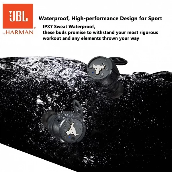 Écouteurs Bluetooth Étanches IPX7 avec Micro - Under Armour Project Rock True|56,15 €|OKKO MODE