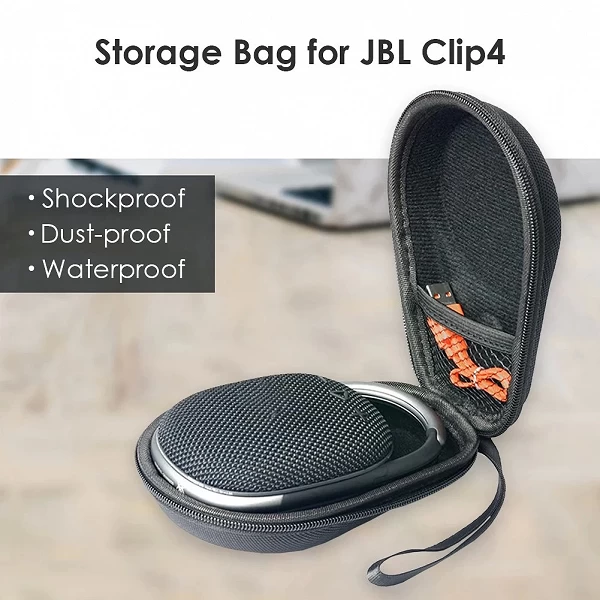 Étui de transport rigide pour haut-parleur Bluetooth portable JBL Clip 4 - Protection, étanche, antichoc|1,90 €|OKKO MODE