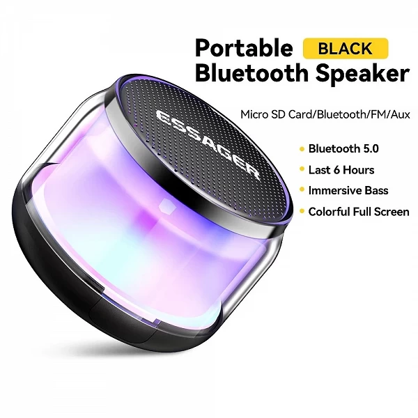 Mini haut-parleur Bluetooth portable avec carte mémoire JBL, Super Bass et effets lumineux vibrants|29,69 €|OKKO MODE