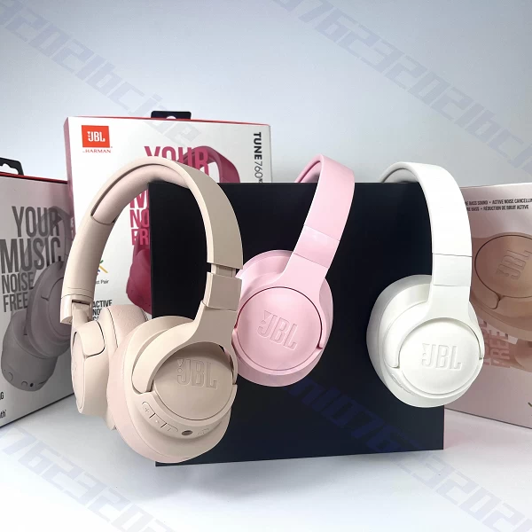 JBL-Casque sans fil Tune 760NC, casque de jeu avec micro, écouteurs Bluetooth, suppression active du bruit, original|53,90 €|OKKO MODE