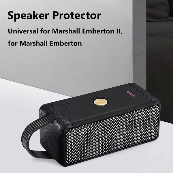 Juste de protection en silicone pour haut-parleur Bluetooth Marshall Emberton II, étui portable, anti-poussière, pliable, anti-c|18 308,69 €|OKKO MODE