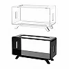 Support bureau en acrylique Transparent pour haut-parleur Portable II, améliore l'expérience|9,90 €|OKKO MODE