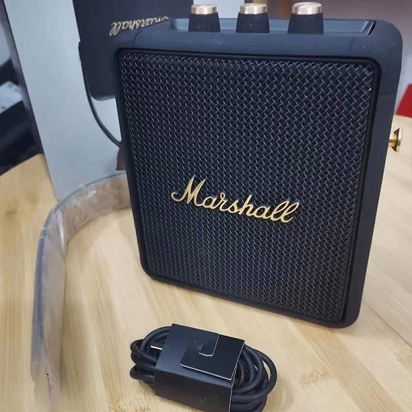 Marshall-Haut-parleur Bluetooth portable rétro Stockwell II Rock, caisson de basses étanche IPtage, haut-parleur de voyage extér|138,23 €|OKKO MODE