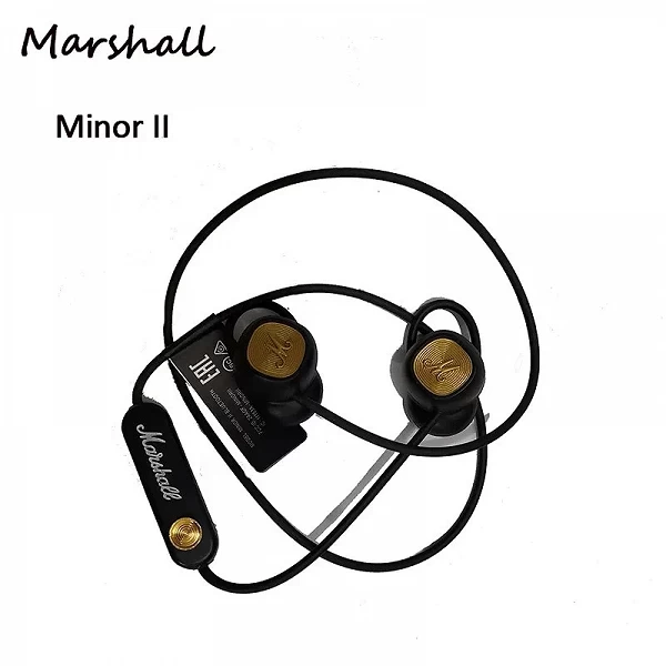 Marshall-Écouteurs sans fil Minor II, Bluetooth 5.0, microphone, aspiration magnétique, musique pop-rock, écouteurs d'origine|44,99 €|OKKO MODE