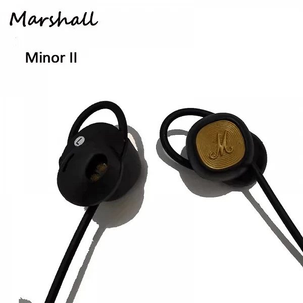 Marshall-Écouteurs sans fil Minor II, Bluetooth 5.0, microphone, aspiration magnétique, musique pop-rock, écouteurs d'origine|44,99 €|OKKO MODE