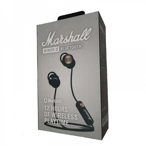 Marshall-Écouteurs sans fil Minor II, Bluetooth 5.0, microphone, aspiration magnétique, musique pop-rock, écouteurs d'origine|44,99 €|OKKO MODE