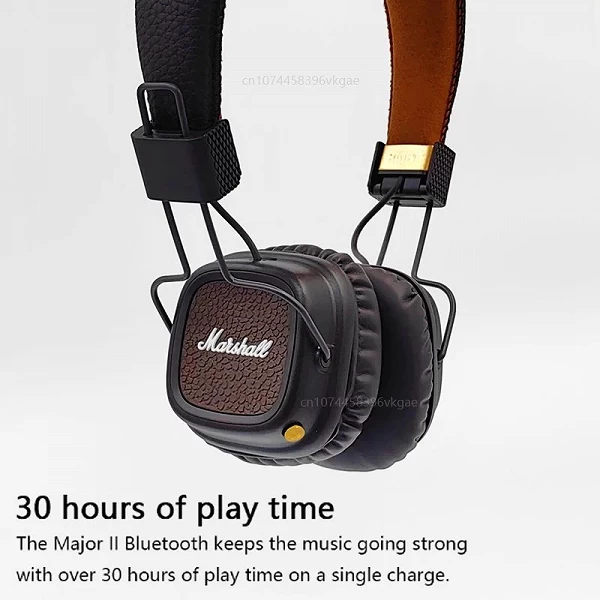 Marshall-Casque sans fil filaire MAJOR II 2, basses profondes, 40mm, pilotes dynamiques, portable, pliable, casque Bluetooth pou|45,51 €|OKKO MODE