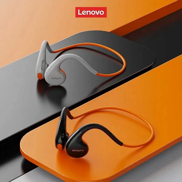 Lenovo-Écouteurs sans fil Bluetooth 5.3 d'origine, casque de sport à conduction d'air, microphone extérieur, casque de sauna, éc|21,07 €|OKKO MODE