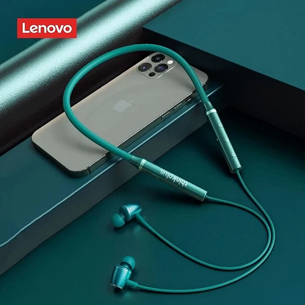 Lenovo – écouteurs Bluetooth HE05X, oreillettes étanches, son HIFI, bande de cou magnétique, casque d'écoute pour sport|9,00 €|OKKO MODE