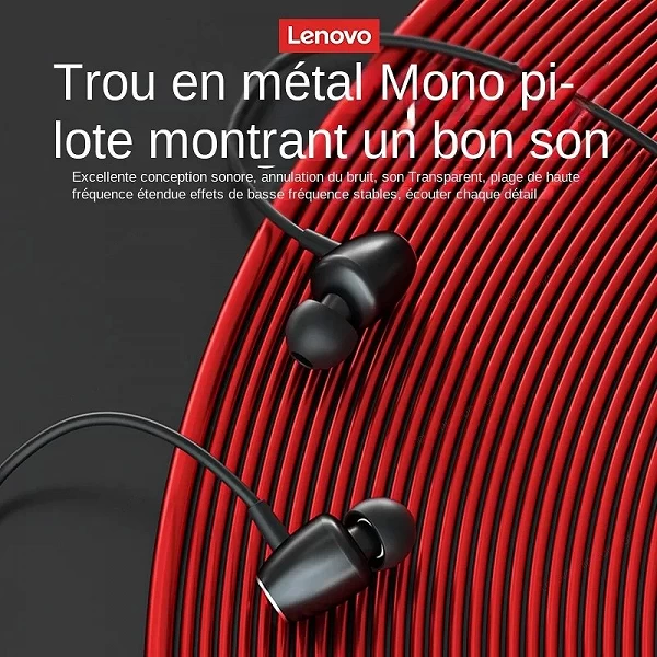 Lenovo – écouteurs Bluetooth HE05X, oreillettes étanches, son HIFI, bande de cou magnétique, casque d'écoute pour sport|9,00 €|OKKO MODE