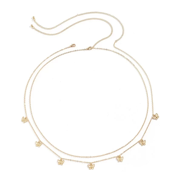 Accessoires Bijoux de corps simple rétro classique pour femmes, mignon, papillon Diamant ventre été plage sexy vacances|1,98 €|OKKO MODE