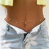 Ceinture de ventre en verre cristal sexy pour femmes, bikinis de plage d'été, accessoires de festival et bijoux corpset|1,98 €|OKKO MODE