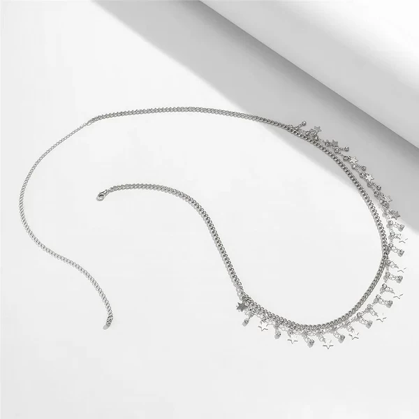 Ceinture de ventre avec pendentif étoile en Strass pour femme, bijoux de corps sexy et accessoires Y2K été bikini ravet|2,00 €|OKKO MODE