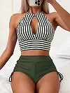 Maillot de bain une pièce pour femme, bikini, conservateur, ceinture, taille haute, amincissant, bikini, gIslande, nouveau, 2024|20,13 €|OKKO MODE