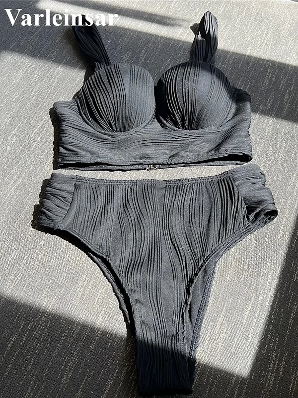 Maillot de bain à armatures déformable pour femme, bikini taille haute, ensemble deux pièces, baigneur, baigneur trempé, nouveau|20,05 €|OKKO MODE