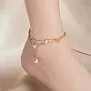 Bracelets de cheville Bijoux en acier inoxydable pour femmes et filles cœur d'amour|4,00 €|OKKO MODE