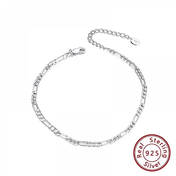 Bracelet de cheville en argent S925 design original JOSummer, bracelets de plage, rinçage - Bijoux Collections|18,87 €|OKKO MODE