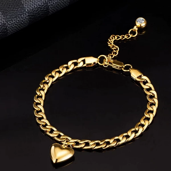 Bracelet de cheville en acier inoxydable doré pour femme, bijoux de pied, bracelets à maillons cubains, cheville bijoux|7,03 €|OKKO MODE