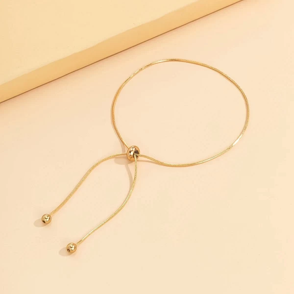 Bracelet de cheville en chaîne ajustable pour femmes, Vintage, mode, Simple et fine, bijoux de plage, cadeau, 2024|3,00 €|OKKO MODE