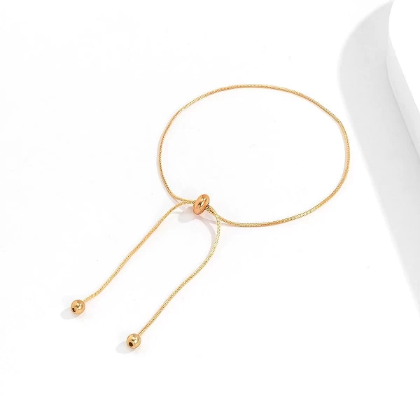 Bracelet de cheville en chaîne ajustable pour femmes, Vintage, mode, Simple et fine, bijoux de plage, cadeau, 2024|3,00 €|OKKO MODE