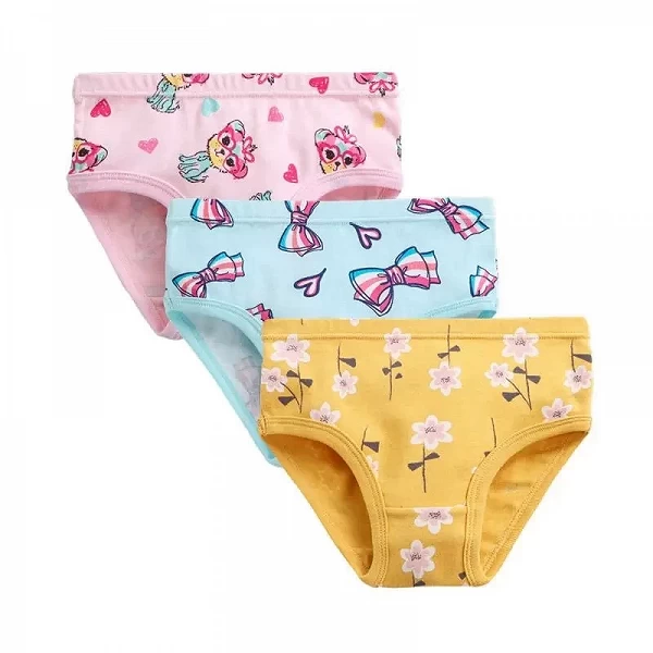 Ensemble de Culottes en Coton Respirant pour Fille | 3 Pièces, Taille 2-10 ans|1,98 €|OKKO MODE