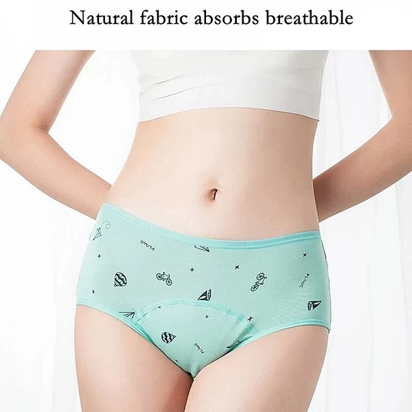 Culotte Menstruelle en Coton Imperméable pour Adolescente avec Dessin Animé Anti-Fuite|3,96 €|OKKO MODE