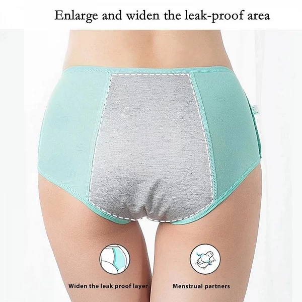 Culotte Menstruelle en Coton Imperméable pour Adolescente avec Dessin Animé Anti-Fuite|3,96 €|OKKO MODE