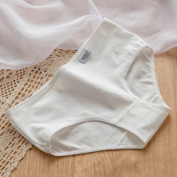 Culottes blanches coton jeunes filles: slip confortable taille moyenne, nouvelle collection|13,01 €|OKKO MODE