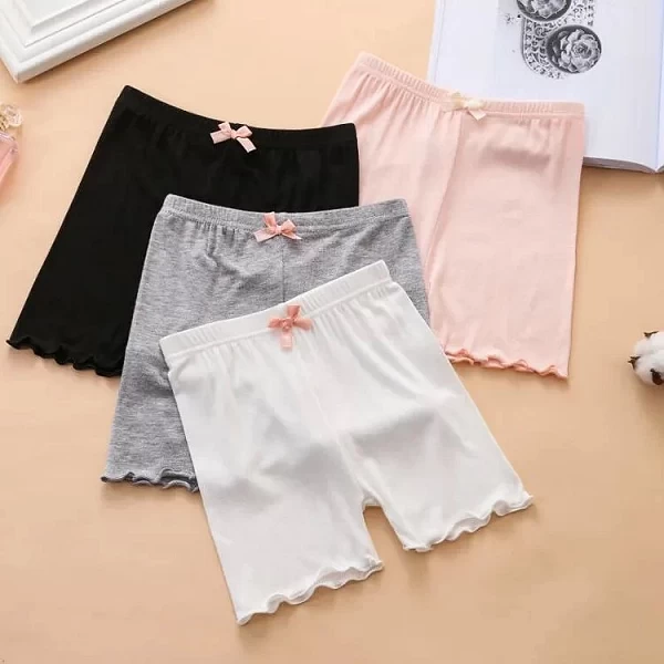 Short de sécurité pour filles - Lot 2 pièces été 2024, modal solide|2,04 €|OKKO MODE