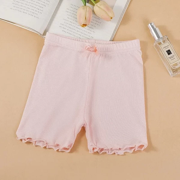 Short de sécurité pour filles - Lot 2 pièces été 2024, modal solide|2,04 €|OKKO MODE