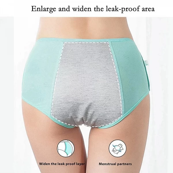 Protège-slip Adolescentes: Culotte Anti-fuite Coton Bio - Pack de 4/6|15,98 €|OKKO MODE