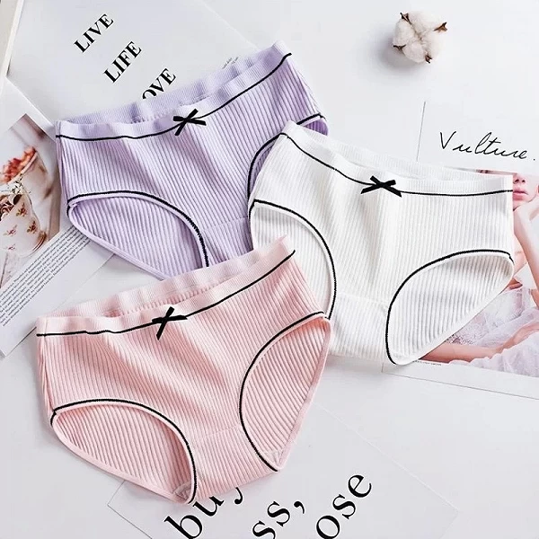 Ensemble Soutien-Gorge et Culotte en Coton pour Fille - Confortable et Solide, Taille 8-16 Ans|2,04 €|OKKO MODE